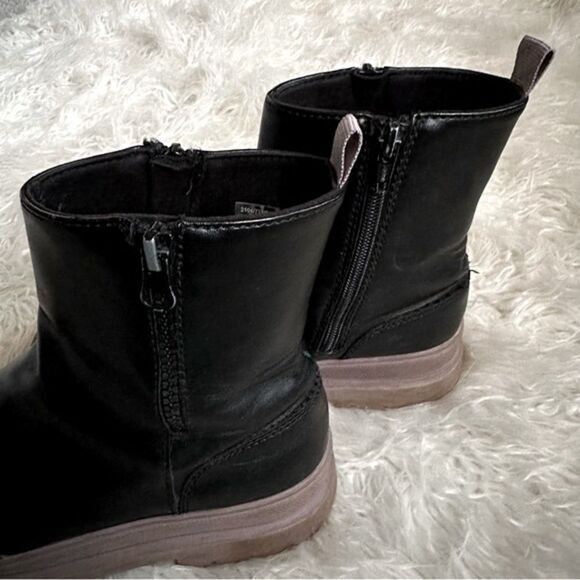 ZARA black chunky chelsea boot - Picture 4 of 5